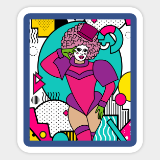Proud Drag Queen Inspired Sticker